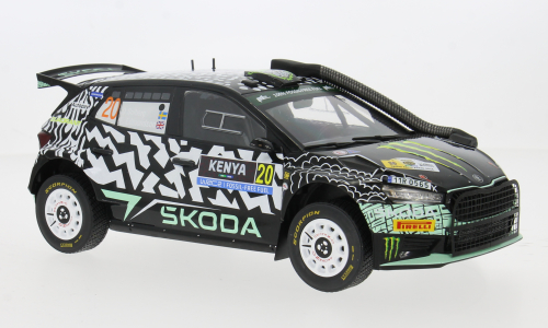Skoda Fabia Rally2 No.22 Safari Kenia Rally 2024 Solberg/Edmondson - 1:18  Skoda Fabia Rally2 No.22 Safari Kenia Rally 2024 Solberg/Edmondson - 1:18